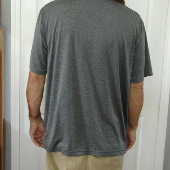 Ben Hogan Performance Golf Polo XL Mens Collared Club Shirt Black Gray White - Picture 2 of 16